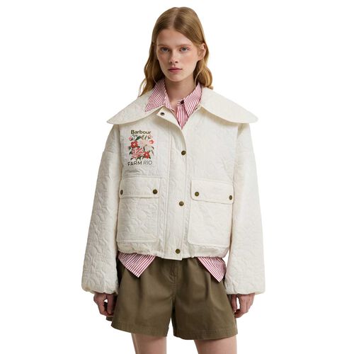 Barbour x FARM Rio Lotus Quilted Jacket